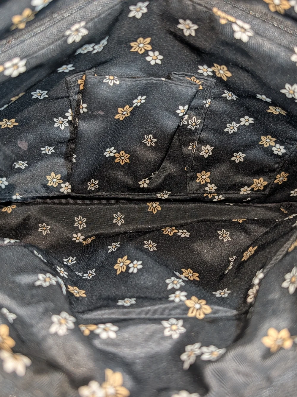 Vera Bradley Black Quilted Crossbody Bag